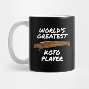 World's Greatest Koto Player Japanese Musician Mug